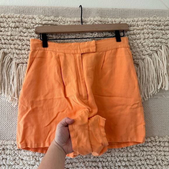Ashley Park x RTR Orange Tailored Shorts - Picture 5 of 6